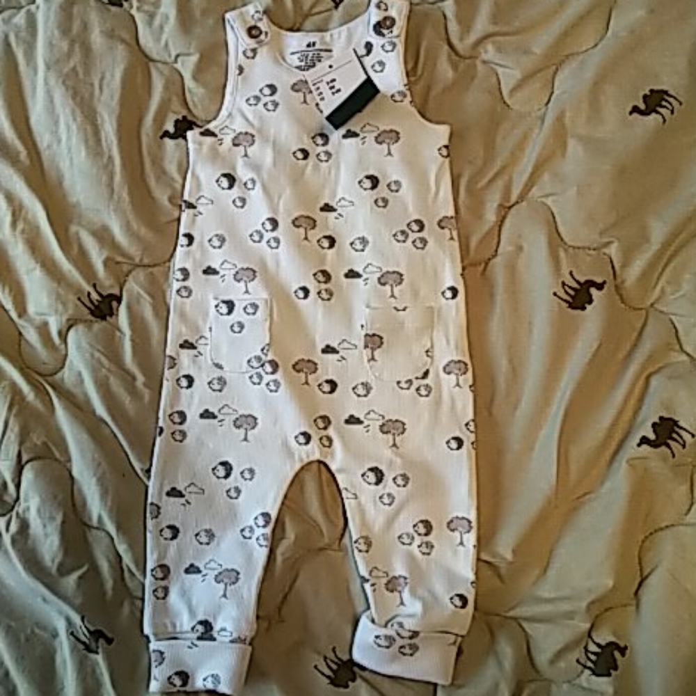 New Organic Cotton Overall 2-4 momths